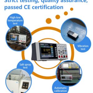 OWON XDM1041 XDM1241 Bench Digital Multimeter 55000 Counts True RMS 3.5" LCD Current Voltmeter Temperature Desktop Multimeters - Image 3