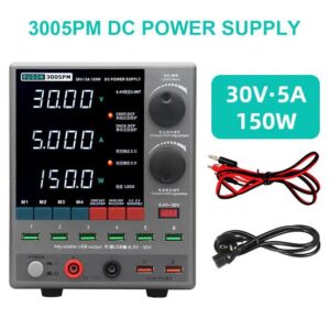 SUGON 3005PM ADJUSTABLE DIGITAL DC POWER SUPPLY WITH SHORT KILLER WITH MEMORY OPTION ( 30V~5AMP ) - Image 4
